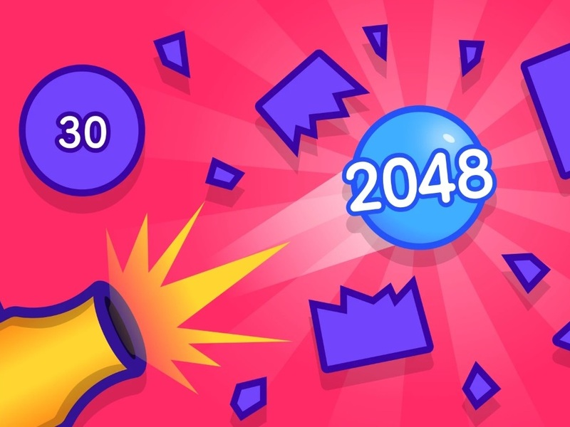 Hra 2048 Zničení bloků