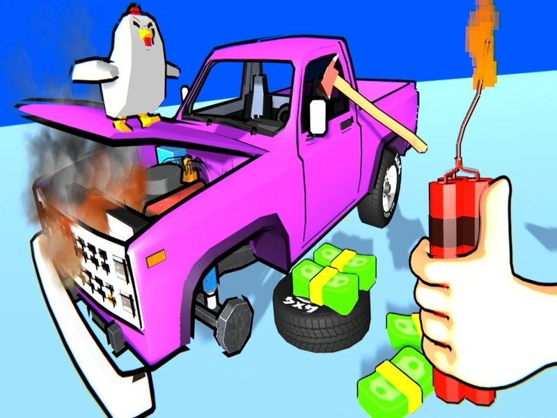 Hra Rozbijte auto na kousky!