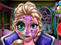 Hra Elsin Strašidelný Halloweenský Make-up