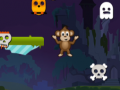 Hra Halloweenský Skokan Opice