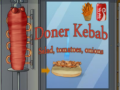 Hra Salát s doner kebabem, rajčaty, cibulí