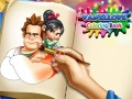 Hra Kniha na vybarvování Vanellope