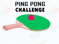 Hra Ping Pong Výzva