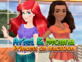 Hra Ariel a Moana: Princezny na dovolené