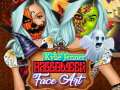 Hra Halloween face art Kylie Jenner