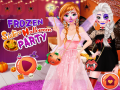 Hra Halloweenská párty zmražených sester