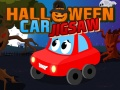 Hra Halloweenová skládačka s autem