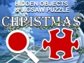 Hra Skryté objekty a vánoční puzzle