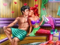 Hra Flirtování v sauně s mořskou pannou