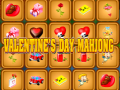 Hra Mahjong na Valentýna
