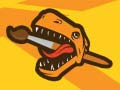 Hra Malování Dinosaurího Bojovníka