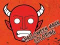 Hra Kniha na malování Halloweenské masky