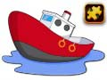 Hra Kreslená loď puzzle