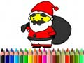Hra Zpět do školy: Vybarvování Santy Clause