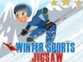 Hra Zimní sporty skládačka