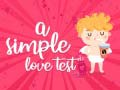 Hra Jednoduchý test lásky