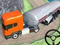 Hra Nákladní auto pro přepravu ropných cisternů v terénu
