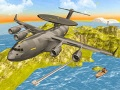 Hra Výzva simulátoru letu vojenského letadla 3D