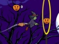Hra Létající čarodějnice Halloween