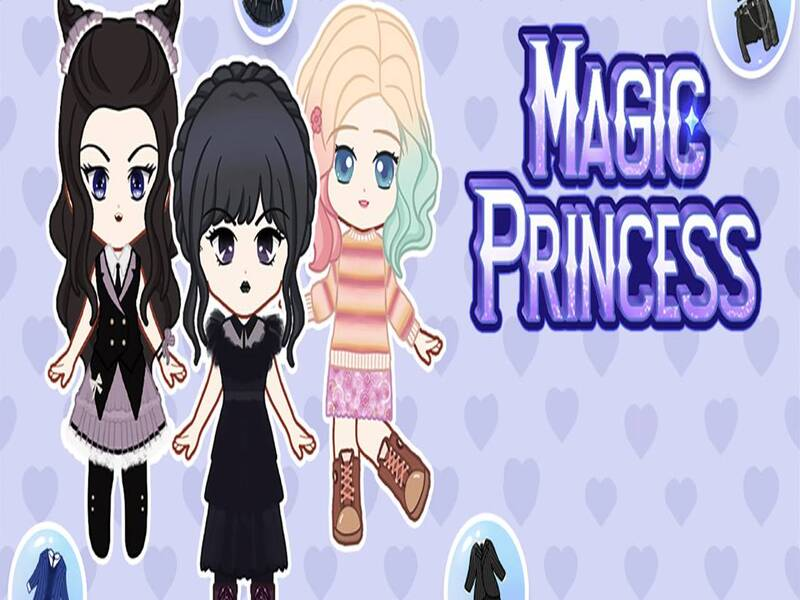 Hra Magic Princess: Oblékáme panenku