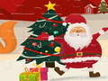 Hra Santa Veselá Vánoční Hra s Puzzlem