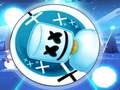 Hra Hop Ball 3D: Tančící míč na dlaždicové silnici Marshmello