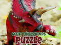 Hra Puzzle obrovského Triceratopse