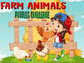 Hra Výzva Farmářských Zvířat Puzzle