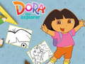 Hra Dora Dobyvatelka omalovánka