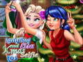 Hra Vánoční selfie s Ladybug a Elsou
