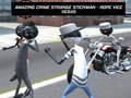 Hra Úžasný zločin: Podivný stickman lano Vice Vegas
