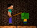 Hra Noob vs Zombie - Lesní biom