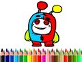 Hra Zpět do školy: OddBods omalovánky