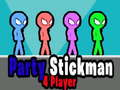 Hra Party Stickman 4 Hráčů