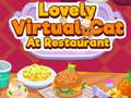 Hra Pohledný virtuální kočka v restauraci