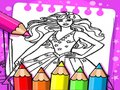 Hra Barbie omalovánka