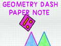 Hra Geometry Dash Papírová Poznámka