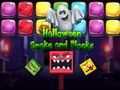 Hra Halloween Hadi a Bloky