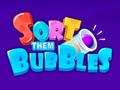 Hra Seřaďte bubliny