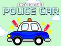 Hra Snadné Malování Policie Auto