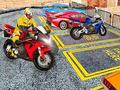 Hra Hra na parkování těžkých motocyklů ve městě 3D