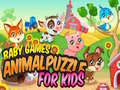 Hra Hry pro Miminka: Zvířecí Puzzle pro Děti