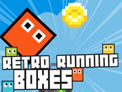 Hra Retro Běžící Krabice