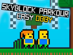 Hra Skyblock Parkour Snadný Obby
