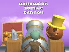 Hra Halloweenský Zombie Kanón