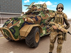 Hra Hry s automobily Armády USA - Řízení nákladního vozu
