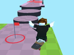 Hra Obby: Skateboard závod