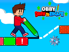 Hra Obby Kresli, abys Utíkal