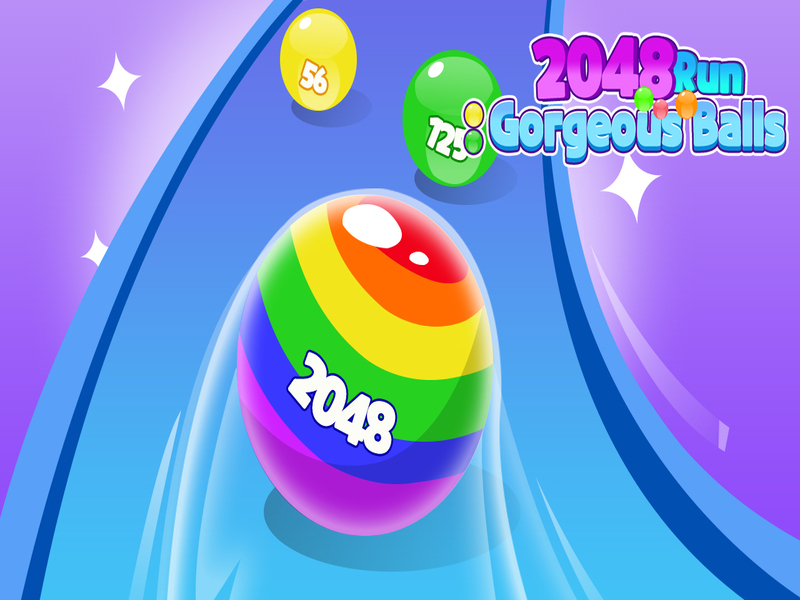 Hra 2048 Spuštění nádherných koulí