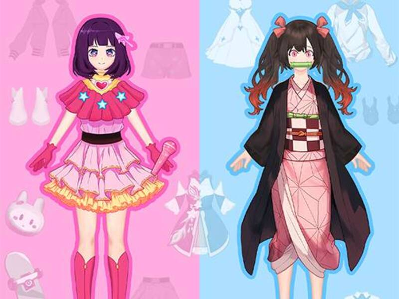 Hra Anime Doll: DIY cosplay dívka